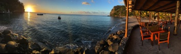 Panorama from our meal table